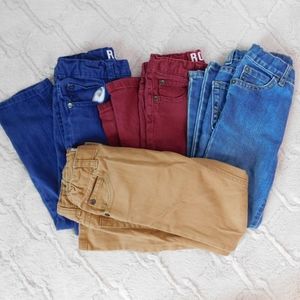 Bundle of Rocker skinny jeans crazy 8, 5t lot